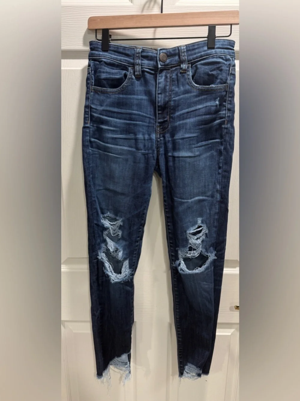 American Eagle Hi-Rise Jegging Crop-Women’s Size 6 - Picture 1 of 13